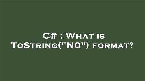 tostring n0.